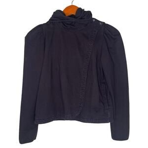 Maharishi Women's Cotton Snap Closure Hoodie Jacket 8